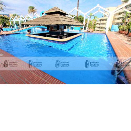 1010 BENALBEACH - Apartamento con vista al mar - Piscina todo el año - Primera linea de playa