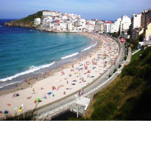 2 bedrooms appartement at Malpica 10 m away from the beach with sea view enclosed garden and wifi