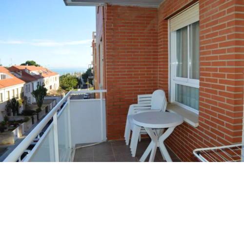 2 bedrooms appartement at Sant Carles de la Rapita 700 m away from the beach with sea view shared pool and balcony