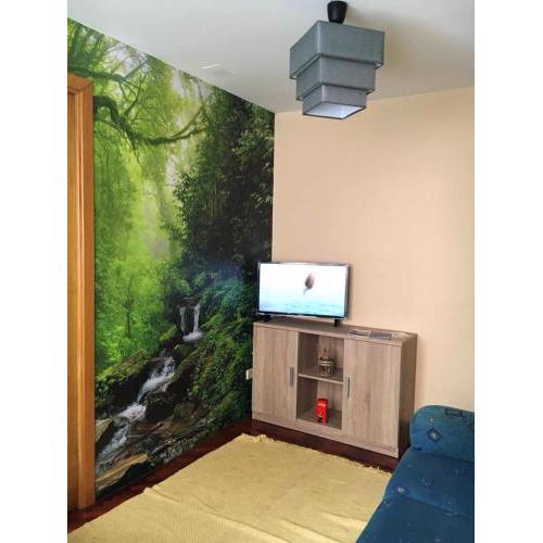 2 bedrooms appartement with city view and wifi at A Coruna 1 km away from the beach