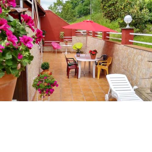 2 bedrooms appartement with furnished terrace and wifi at Villamayor