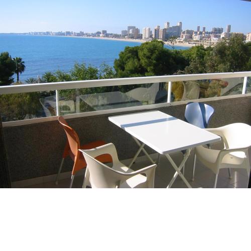 2 bedrooms appartement with sea view shared pool and balcony at El Campello