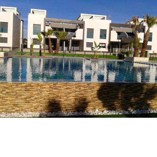 2 bedrooms appartement with shared pool furnished terrace and wifi at Orihuela 1 km away from the beach