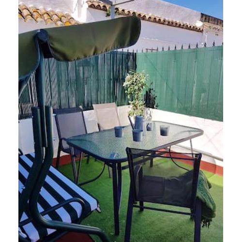 2 bedrooms house with lake view and furnished terrace at Arcos de la Frontera 5 km away from the beach