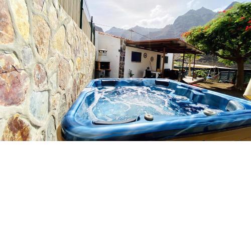2 bedrooms house with sea view enclosed garden and wifi at Tasartico 4 km away from the beach