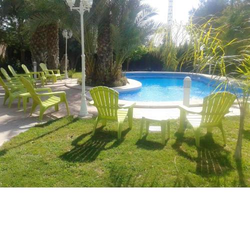 2 bedrooms property with shared pool furnished terrace and wifi at Elx