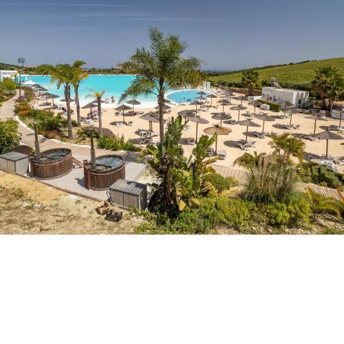 2214-Modern apt with private beach