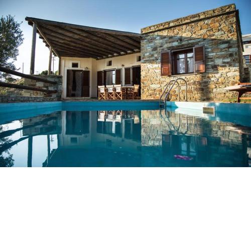 2AG252-House with a pool in Andros