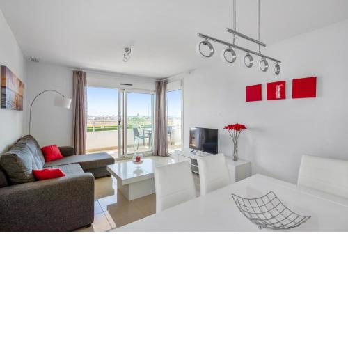 3 bedrooms appartement with sea view shared pool and enclosed garden at Orihuela 3 km away from the beach