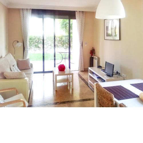 3 bedrooms appartement with shared pool furnished garden and wifi at San Javier 1 km away from the beach