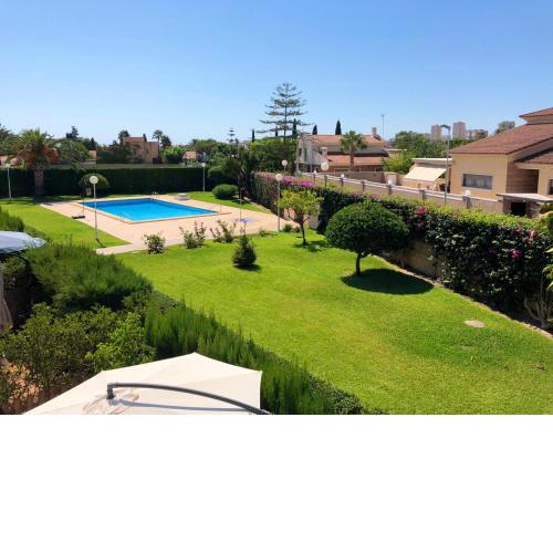 3 bedrooms house with shared pool furnished terrace and wifi at Sant Joan d'Alacant 1 km away from the beach