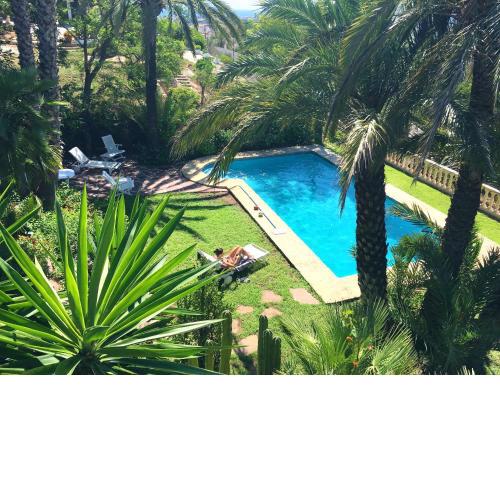 3 bedrooms villa with sea view private pool and enclosed garden at Javea 2 km away from the beach