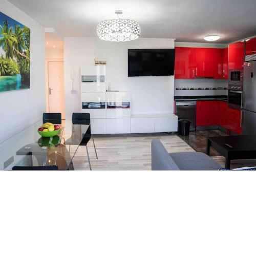 3 habitas,5camas,cocina,salón,wifi