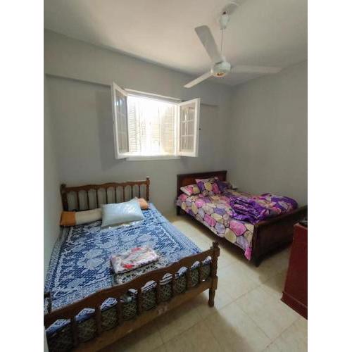 وحده سكنيه مشتركه بها 3 سراير كبار الدور الارضي