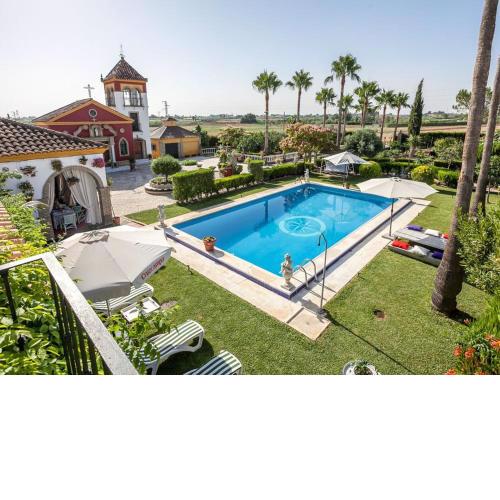 4 bedrooms villa with private pool enclosed garden and wifi at Los Palacios y Villafranca