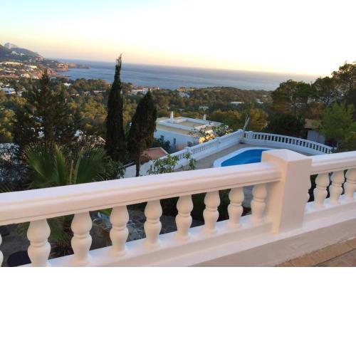 5 bedrooms villa at Sant Josep de sa Talaia 900 m away from the beach with sea view private pool and enclosed garden