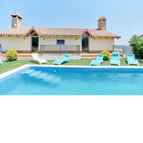 6 bedrooms villa with sea view private pool and jacuzzi at Olivella