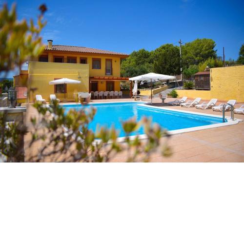 7 bedrooms villa with private pool enclosed garden and wifi at Castellet i la Gornal 9 km away from the beach