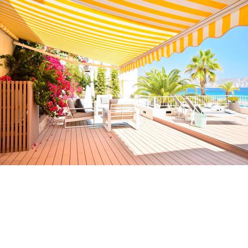 70sqm private terrace in front of the sea & 107sqm brand new apartment