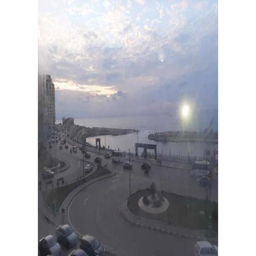 شقه فارقى الاماكن اسكندريه على البحر مباشره