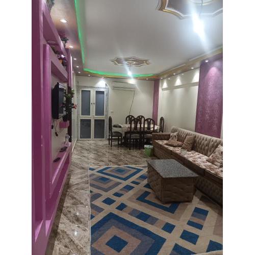 شقه مفروشه جنب اسماك دولفن جسر السويس