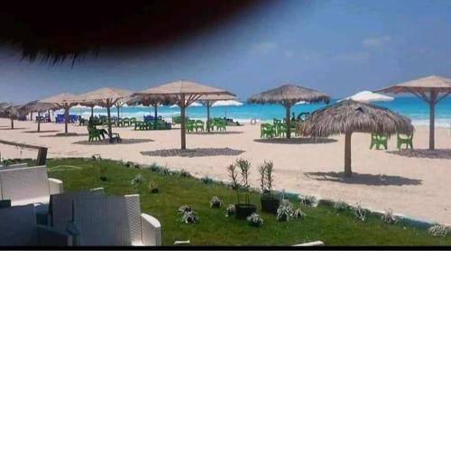 شاليه بقريه ديمورا الساحل الشمالى على حمام سباحه