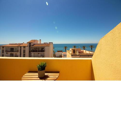 A view of the beach duplex