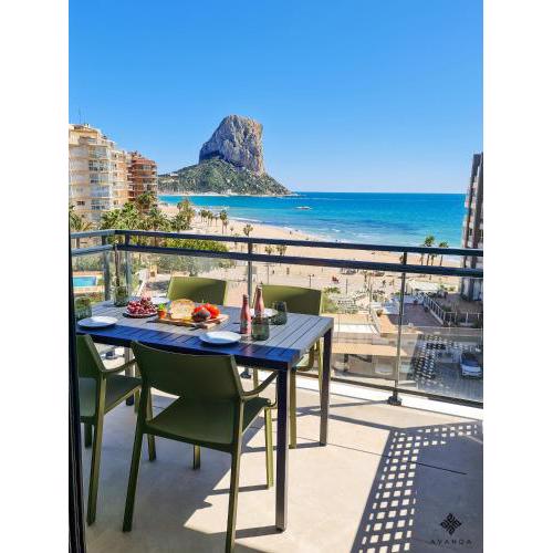 A007 - Apartamento moderno con espectaculares vistas al mar en la playa del Arenal Bol de Calpe