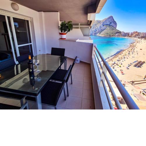 A017- Apartamento en primera línea de la playa Levante La Fosa con garaje