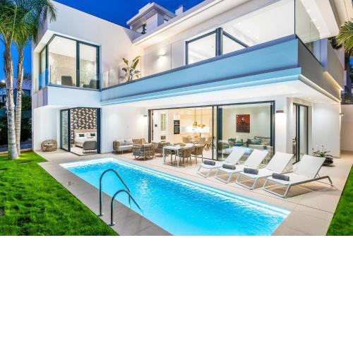 Almodóvar Villas - Villa Bohème - Exclusive Luxusvilla mit privatem Pool - wenige Meter zum Strand