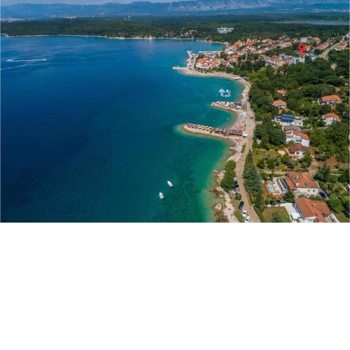 Amazing apartment in Njivice with WiFi and 1 Bedrooms