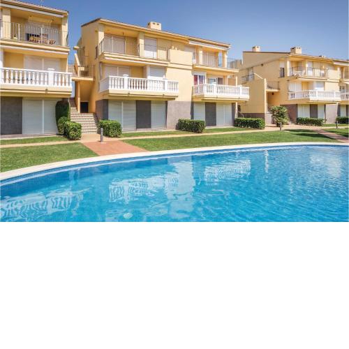 Amazing apartment in Sant Jordi with 2 Bedrooms and Outdoor swimming pool