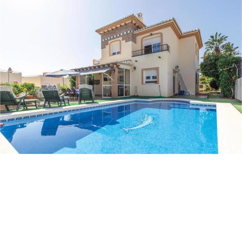 Amazing Home In Benajarafe With Wifi, Outdoor Swimming Pool And Swimming Pool