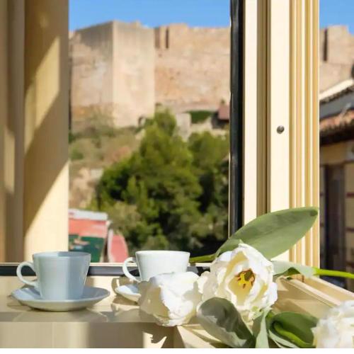 Apartamento céntrico muy luminoso, junto al teatro romano y con vistas a la Alcazaba