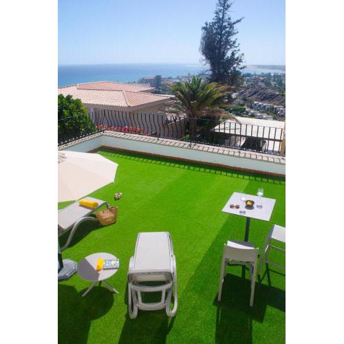 Apartamento con gran terraza