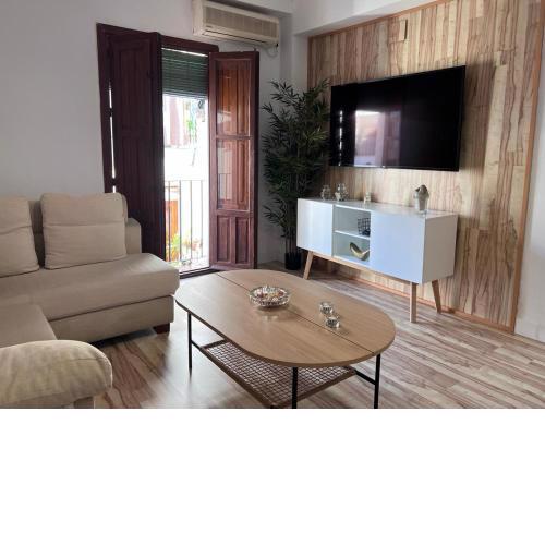 Apartamento con patio para 4 en el casco histórico