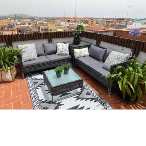 Apartamento con terraza y piscina en Malgrat de Mar