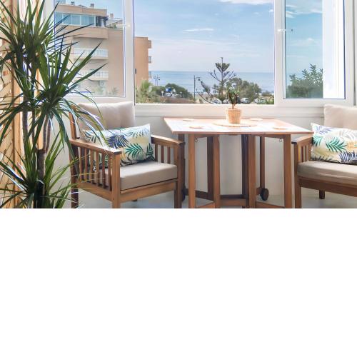 Apartamento con vistas al mar a 1 minuto de la playa