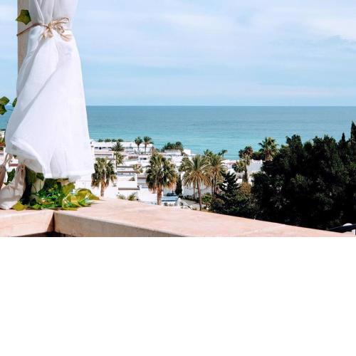 Apartamento con vistas al mar y la montaña en Mojácar