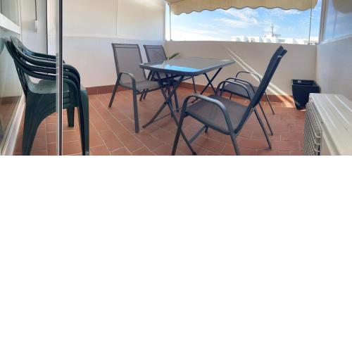 Apartamento en la playa con piscina y terraza