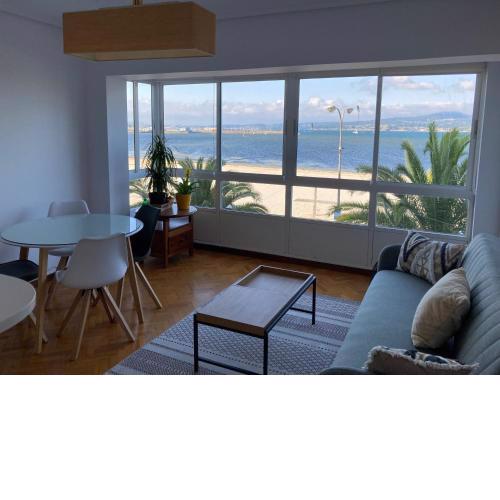 Apartamento en Sada en primera línea de playa