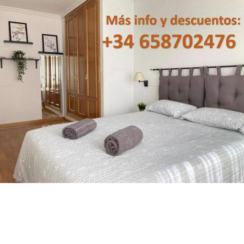 Apartamento grande, 2 dormitorios, garaje gratis