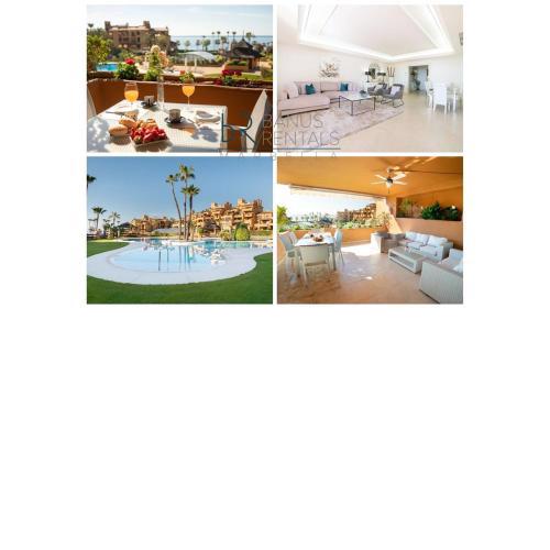 Apartamento junto al mar en Estepona con piscina cubierta y gimnasio