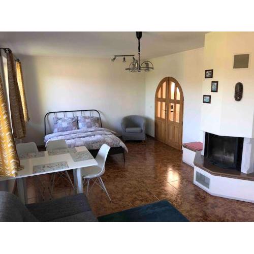 Apartmán s terasou a zahradou na cyklostezce