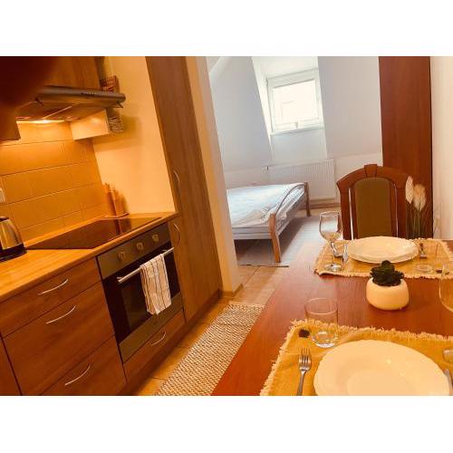 Apartment #8 with self-service check-in process