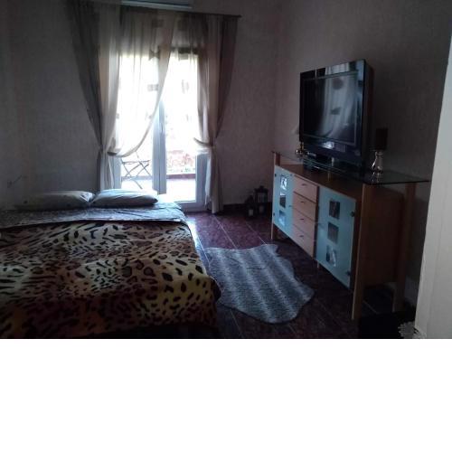 Apartment for rent air-conditioned,1 room private with balcony alone with key and Shared large Kitchen and Toilet