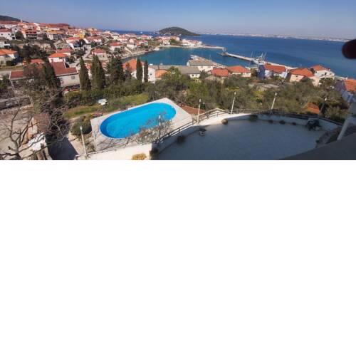 Apartment in Kali with sea view, balcony, air conditioning, Wi-Fi (4566-4)