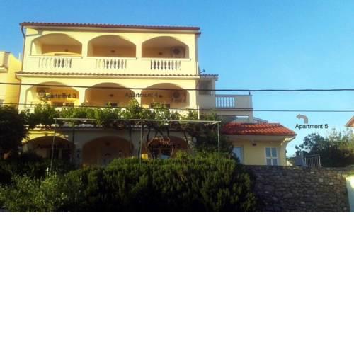 Apartment in Lopar with balcony, air conditioning, W-LAN, washing machine (186-3)