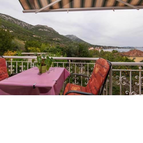 Apartment in Viganj with sea view, balcony, air conditioning, Wi-Fi (3870-3)