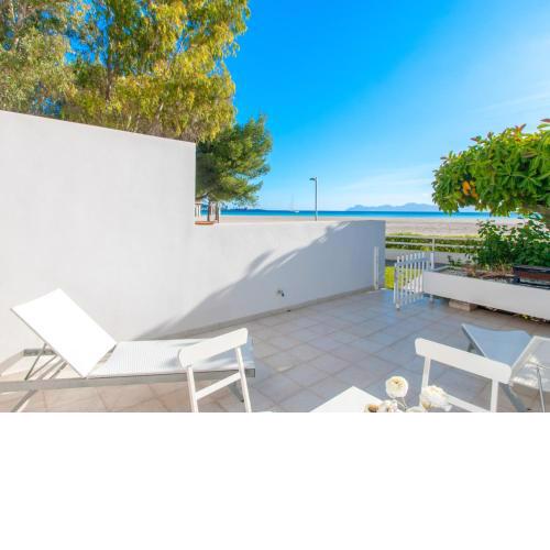 Apartment Oiza Sand Castles 23 at Alcudia Beach, WIFI and aircon